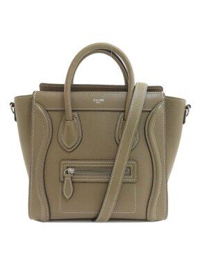 Celine Luggage Nano 2-Way Handbag Calfskin